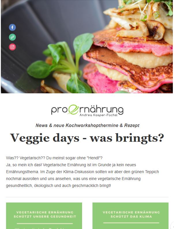 Newsletter Veggie
