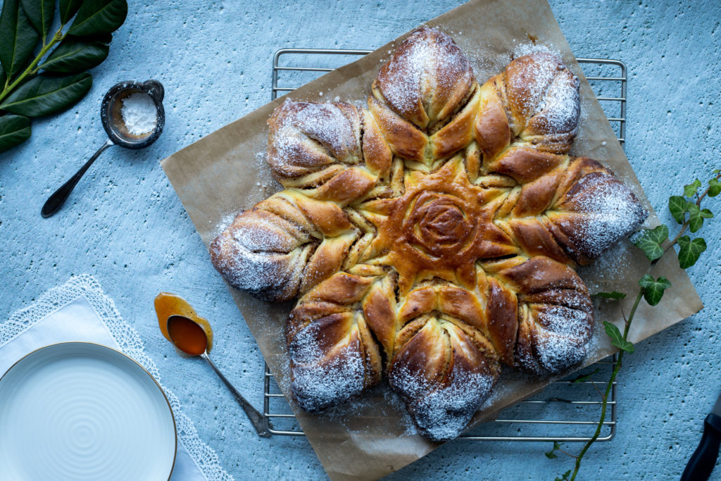 Brioche Schneeflocke Foto Andrea Kasper-Füchsl