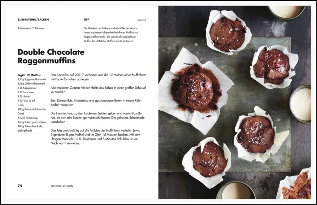 Rezept Muffins - Volles Korn