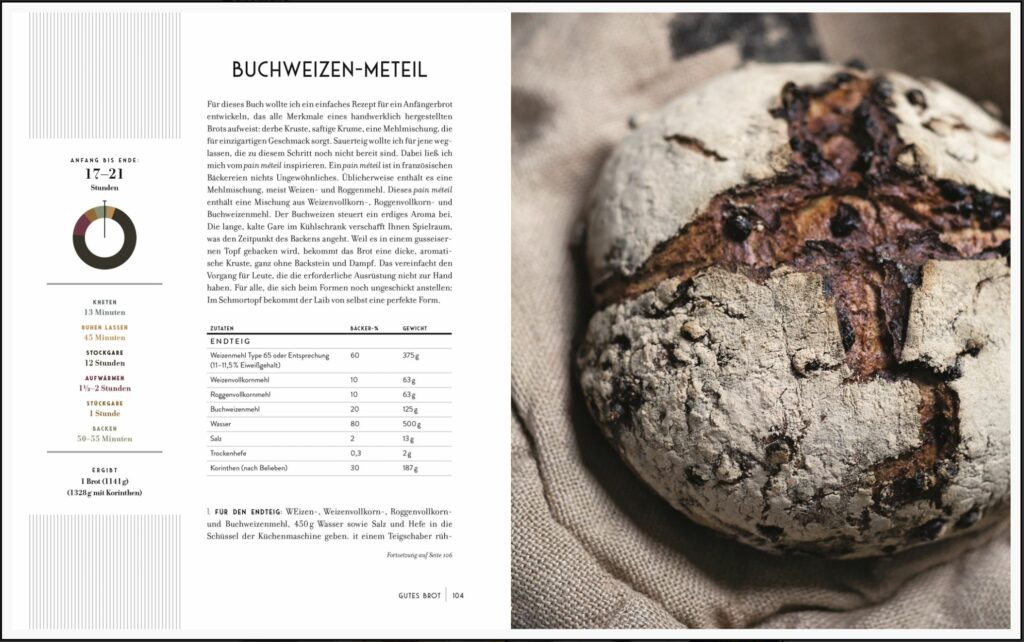 Rezept aus Gutes Brot, Daniel Leader, Joerg Lehmann, DK Verlag, Auszug aus Leseprobe