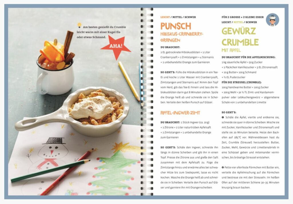 Schlau essen, DK Verlag, Rezeptteil