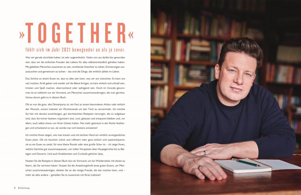 Einleitung Togehter Jamie Oliver, DK Verlag