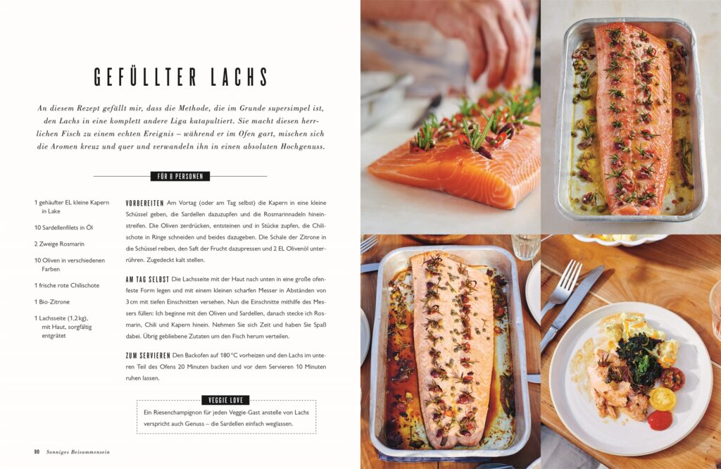 Jamie Oliver, Together, Rezept Lachs, Foto aus Leseprobe