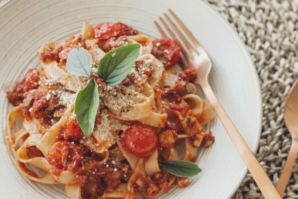 vegane Sommerpasta, Detail, Kasper-Füchsl