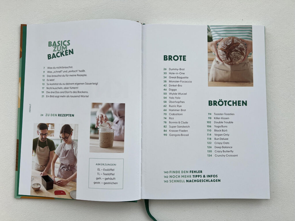 Inhaltsverzeichnis Kneten backen gut! Lutz Geißler, Ulmer Verlag,