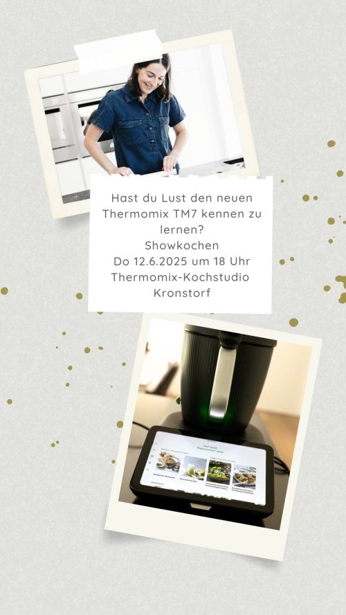 Frühling Showkochen einladung